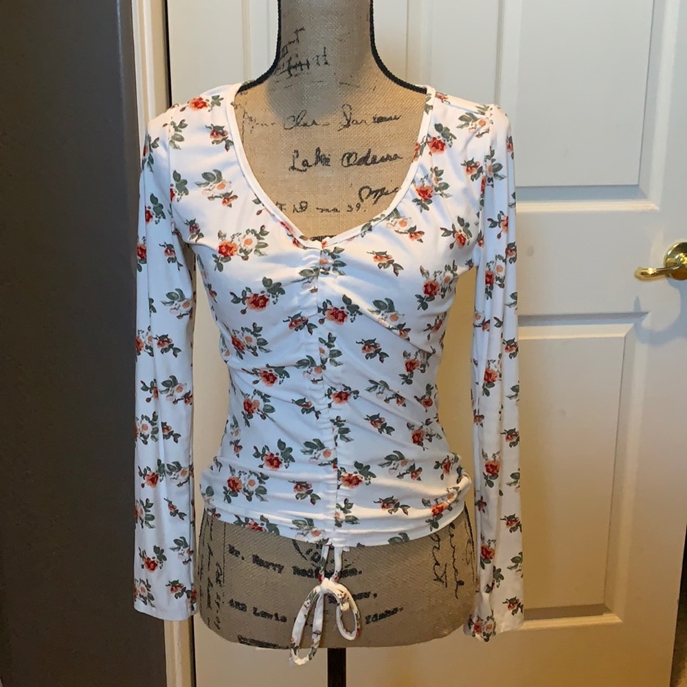 Floral long sleeve shirt